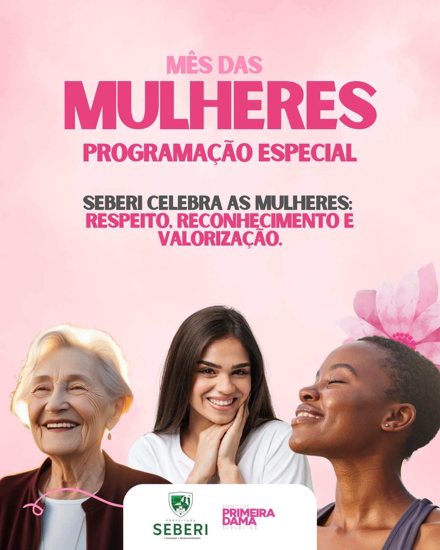 Capa Seberi divulga programação especial para o Mês da Mulher