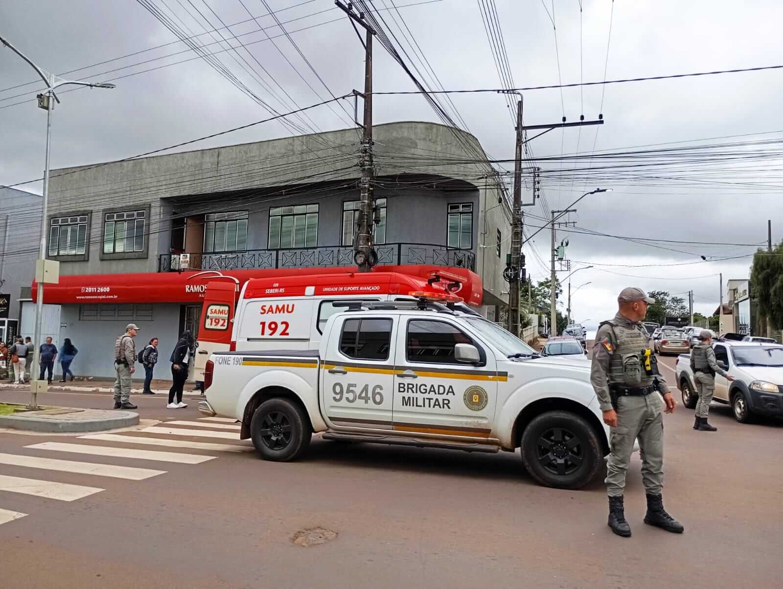 Capa Homem é atropelado na faixa de pedestres em Seberi