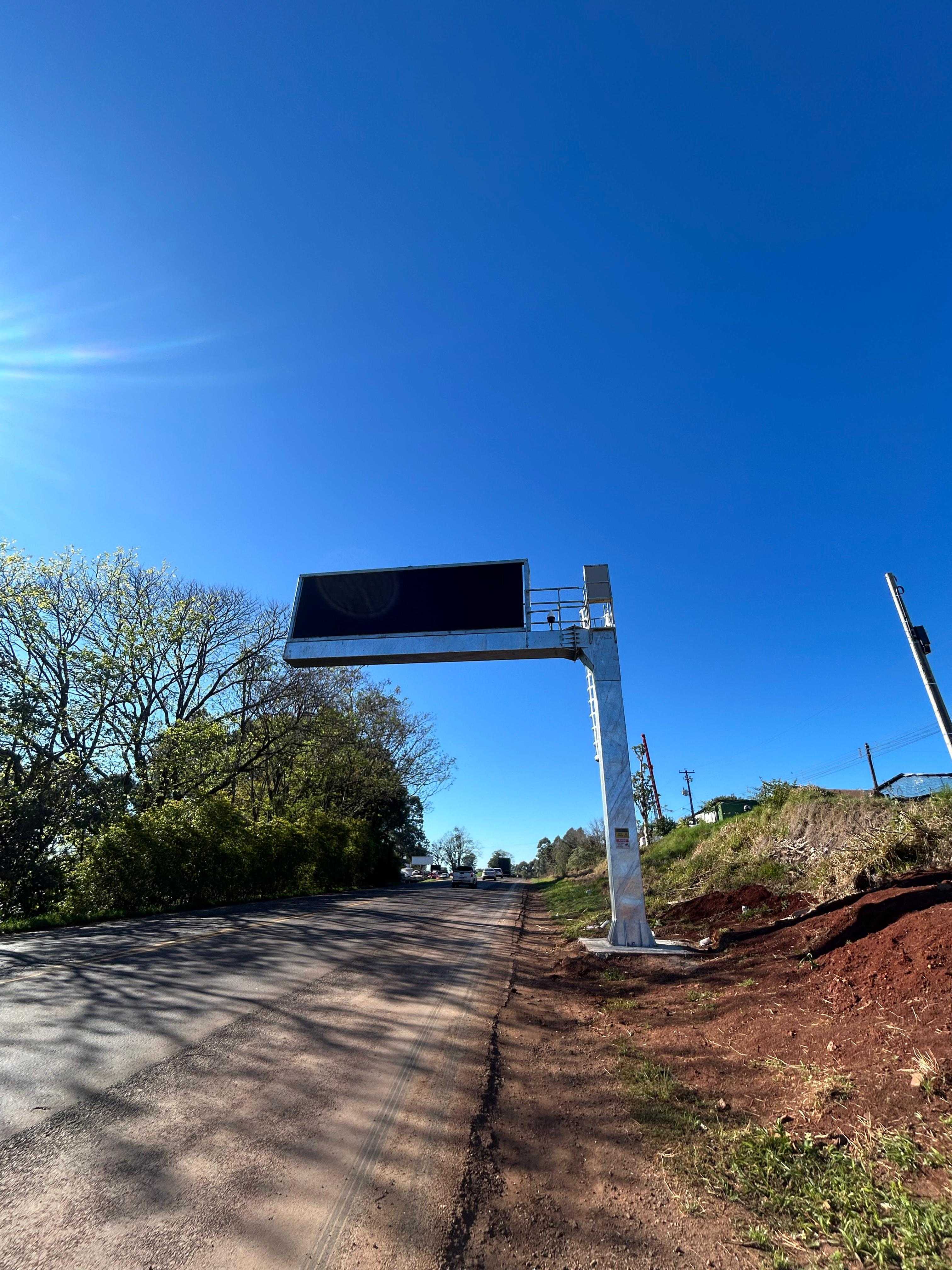 Capa Painel instalado na BR-386 em Seberi é apenas informativo, diz DNIT