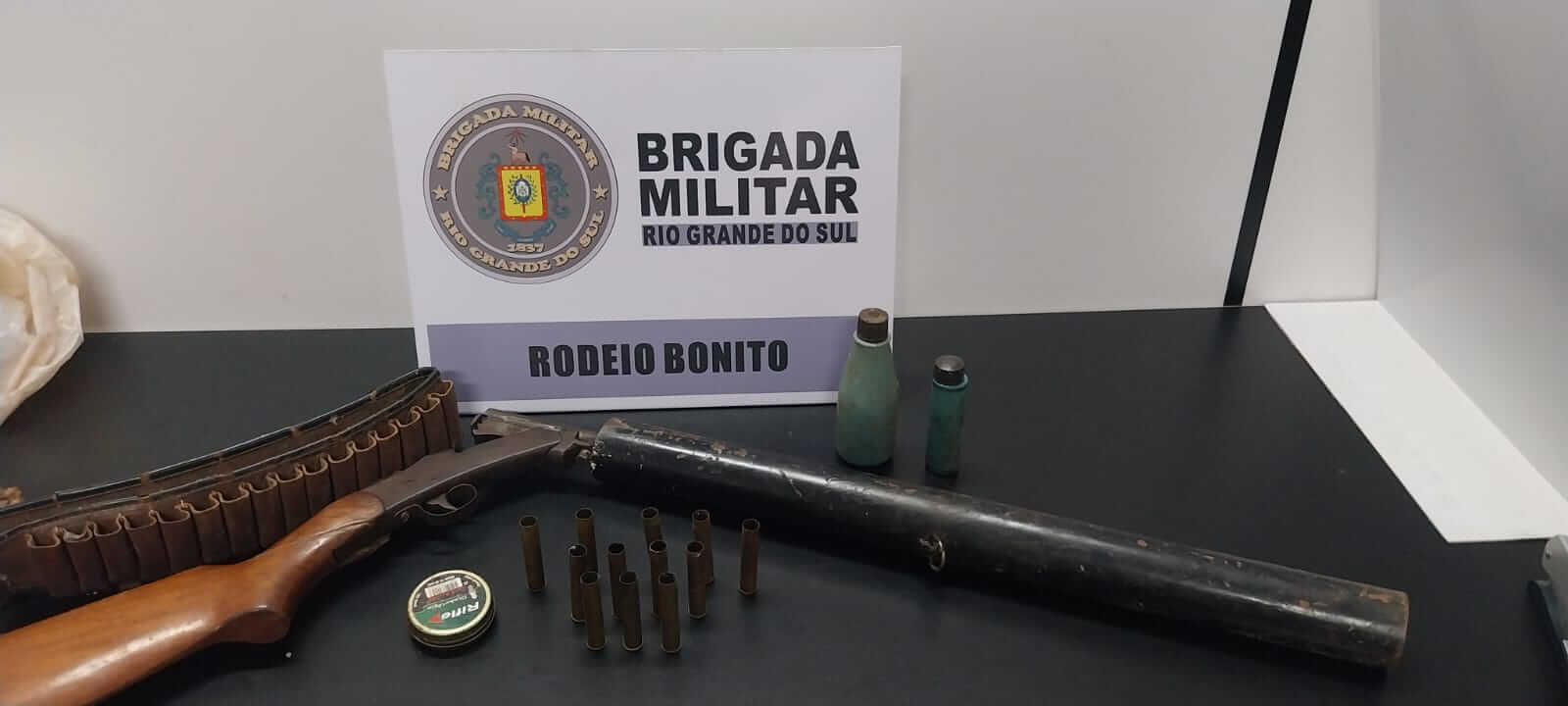 Capa Homem é preso por posse irregular de arma de fogo em Rodeio Bonito