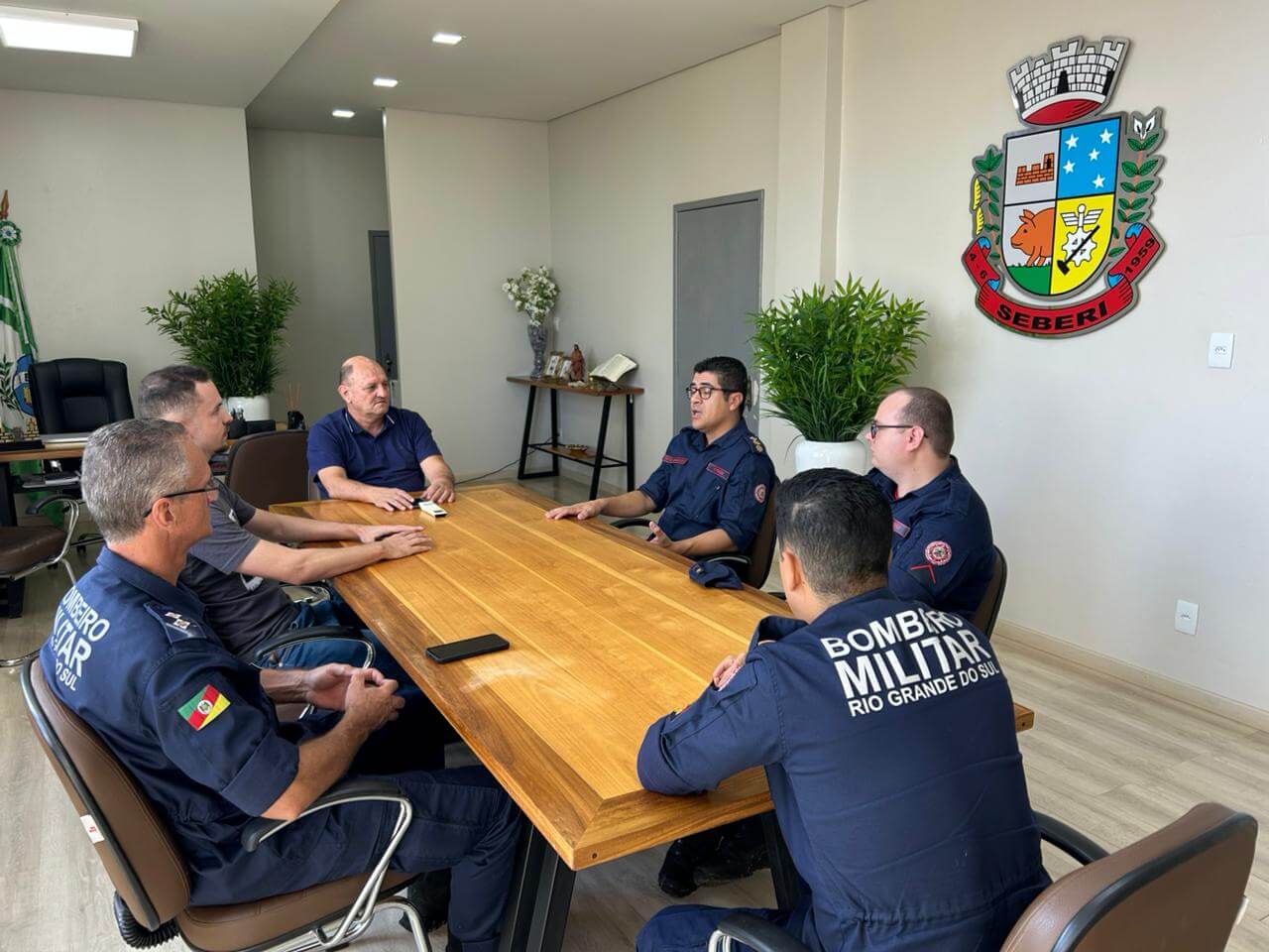 Capa Seberi avança nas tratativas para implantação do Serviço de Bombeiros no município