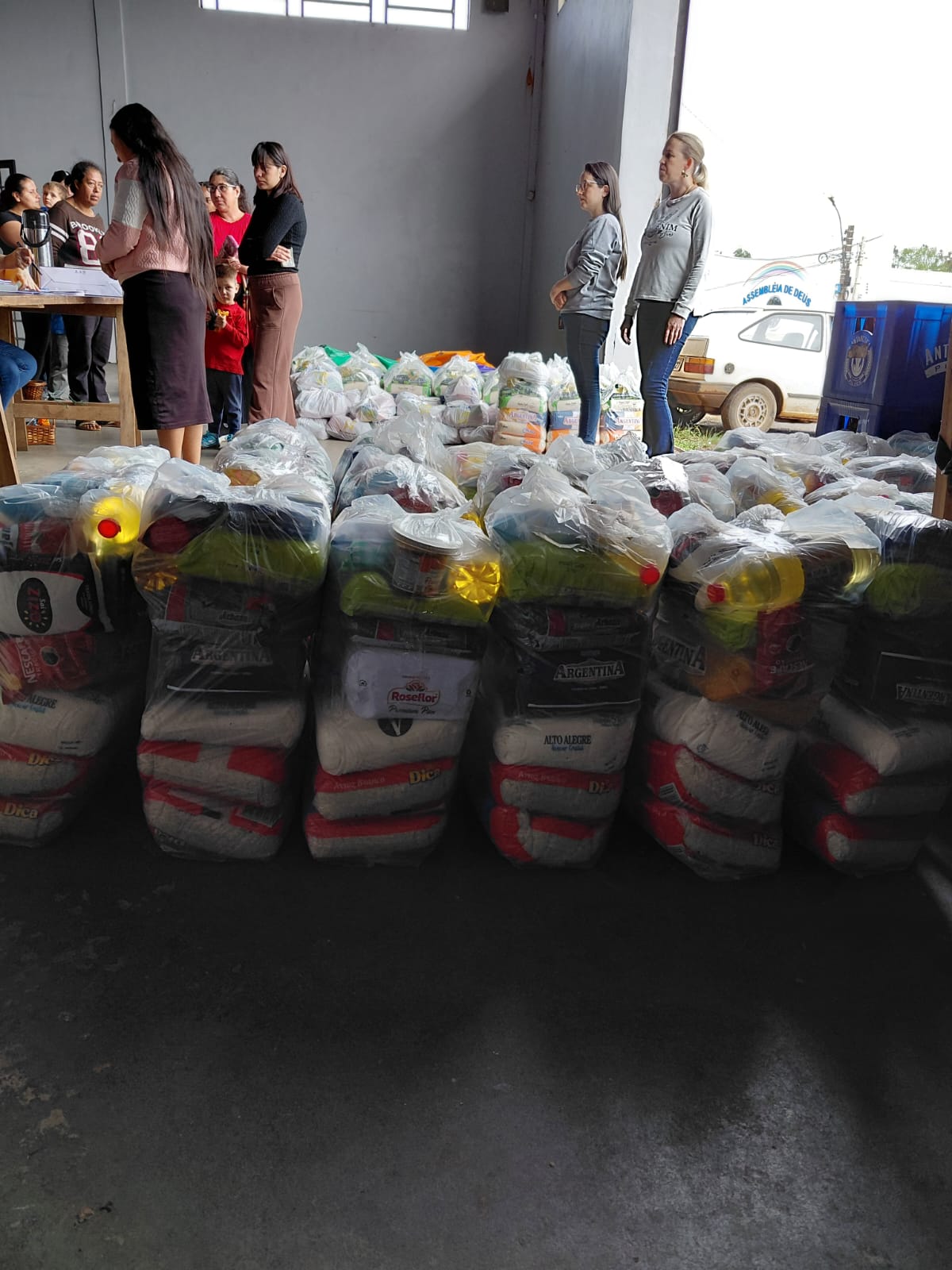 Capa Ação solidária garante 200 cestas básicas para famílias atingidas por temporais em Seberi