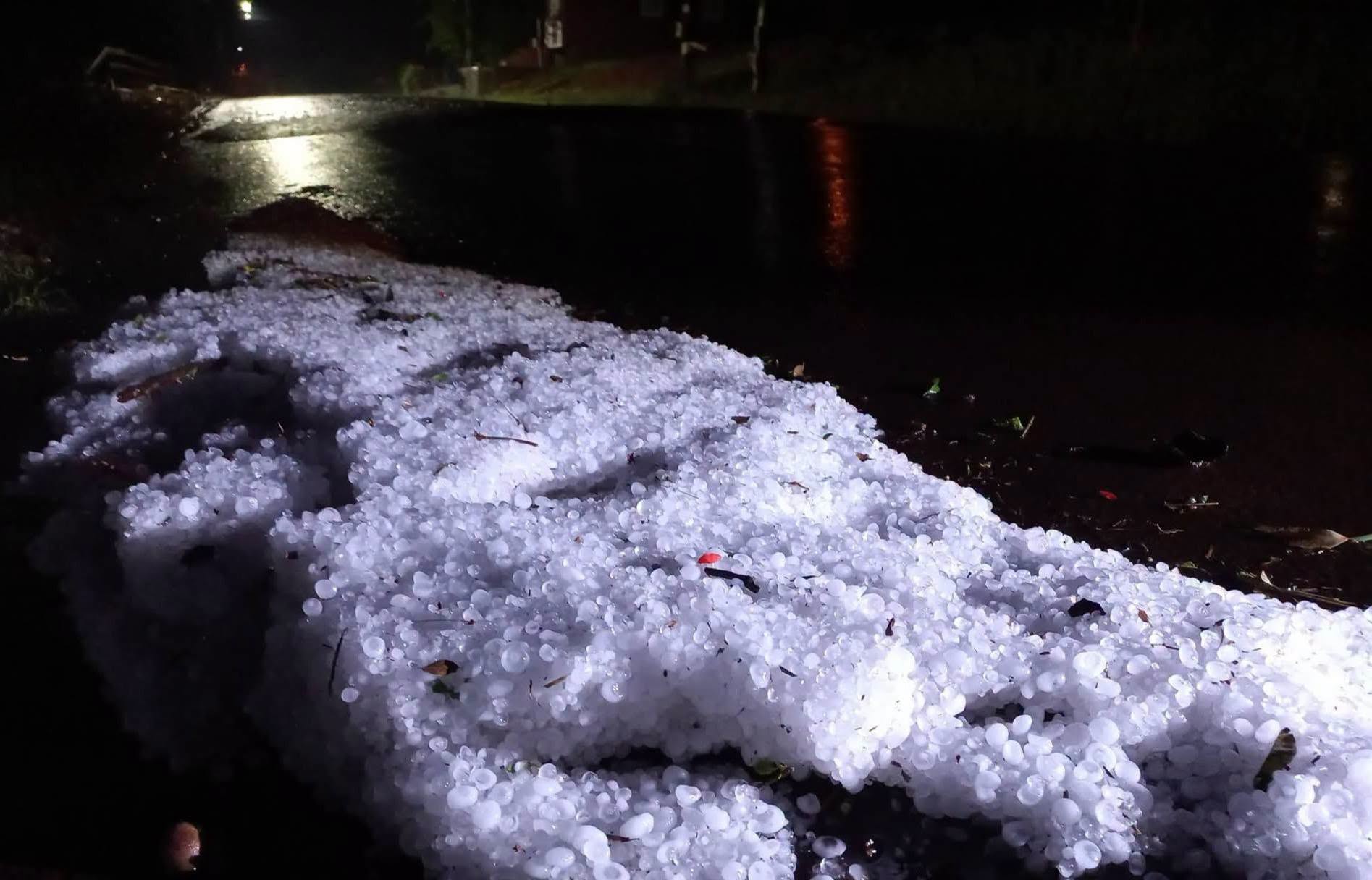 Capa Forte temporal de granizo atinge Jaboticaba e Boa Vista das Missões na madrugada deste sábado