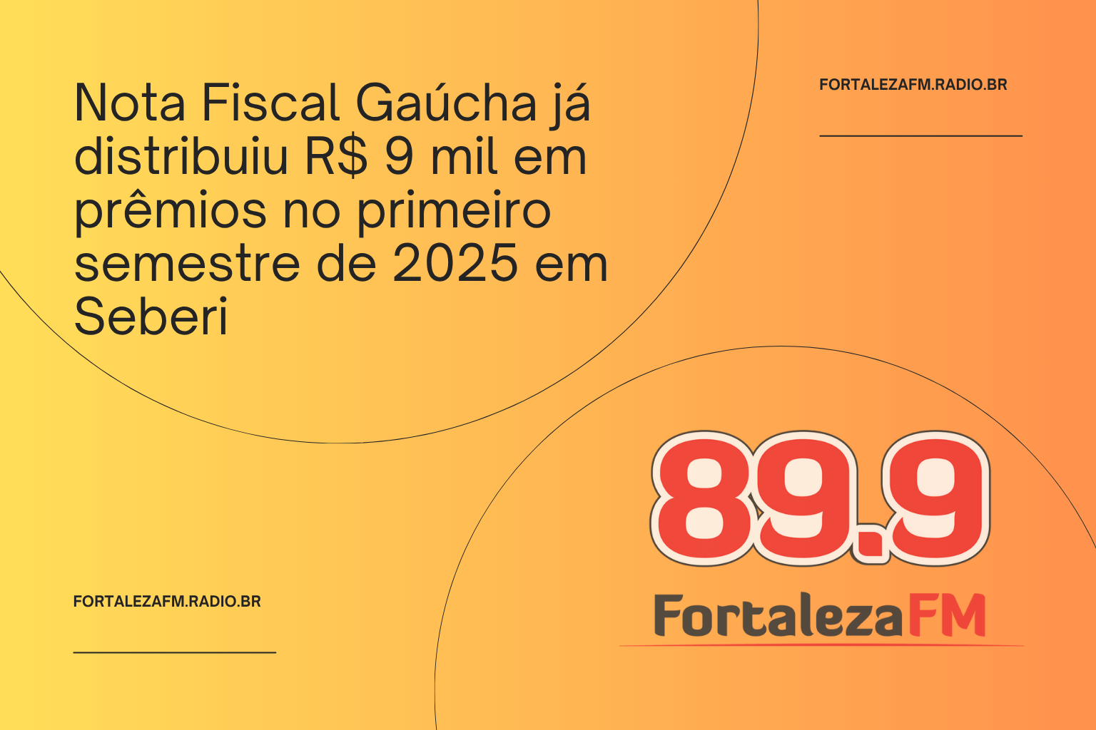 Capa Nota Fiscal Gaúcha já distribuiu R$ 9 mil em prêmios no primeiro semestre de 2025 em Seberi