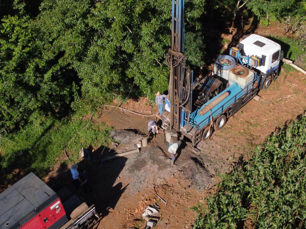 Capa Prefeitura de Seberi realiza obra de perfuração de poço artesiano na Linha Pessegueiro