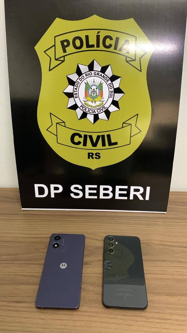 Capa Polícia Civil recupera smartphones em Seberi