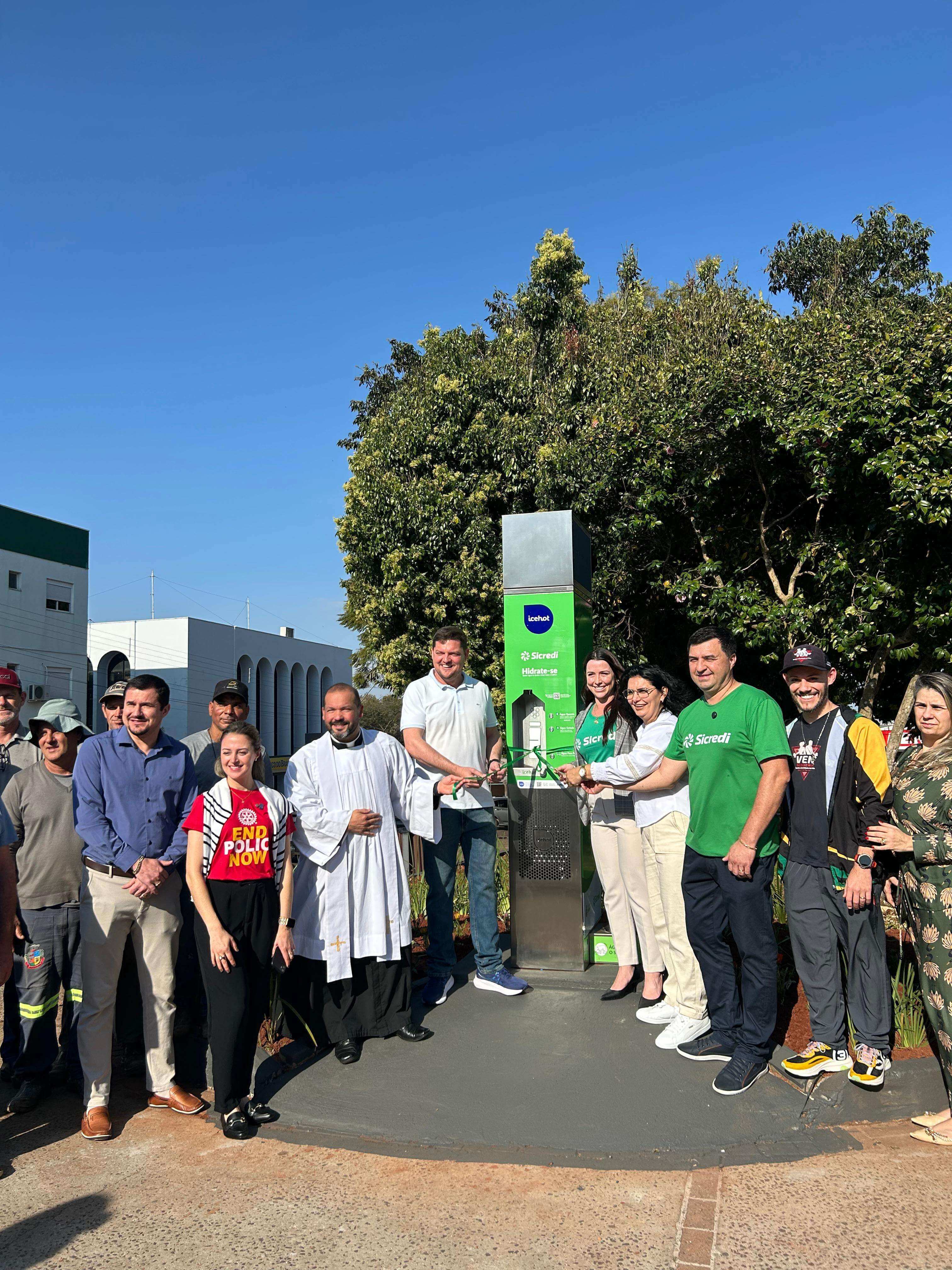 Capa Seberi inaugura Totem Icehot na Praça da Paz em parceria com a Sicredi Conexão